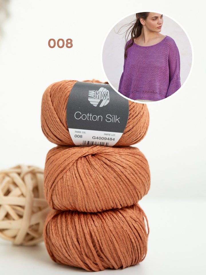 Strickpaket Cotton Silk Shirt