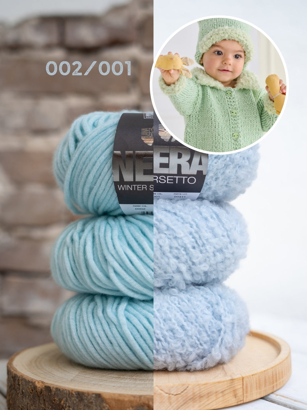 Strickpaket Winter Softness Orsetto Weste + Mütze