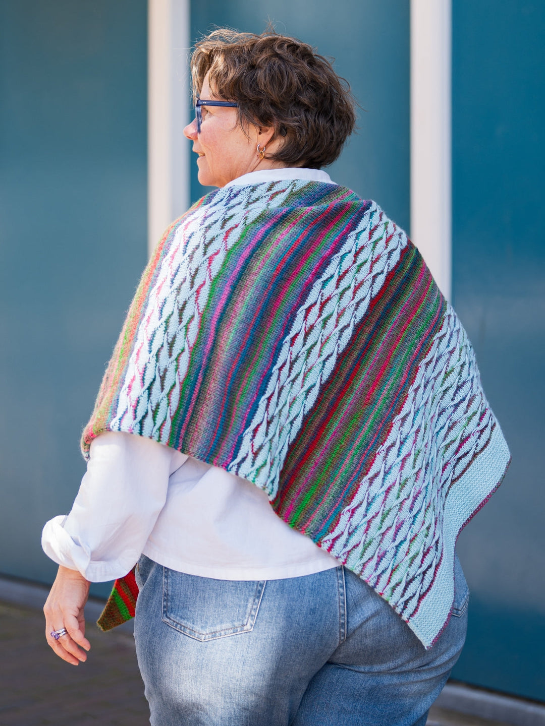Strickpaket Lizas Tuch New Waves - Colorissimo Ecopuno