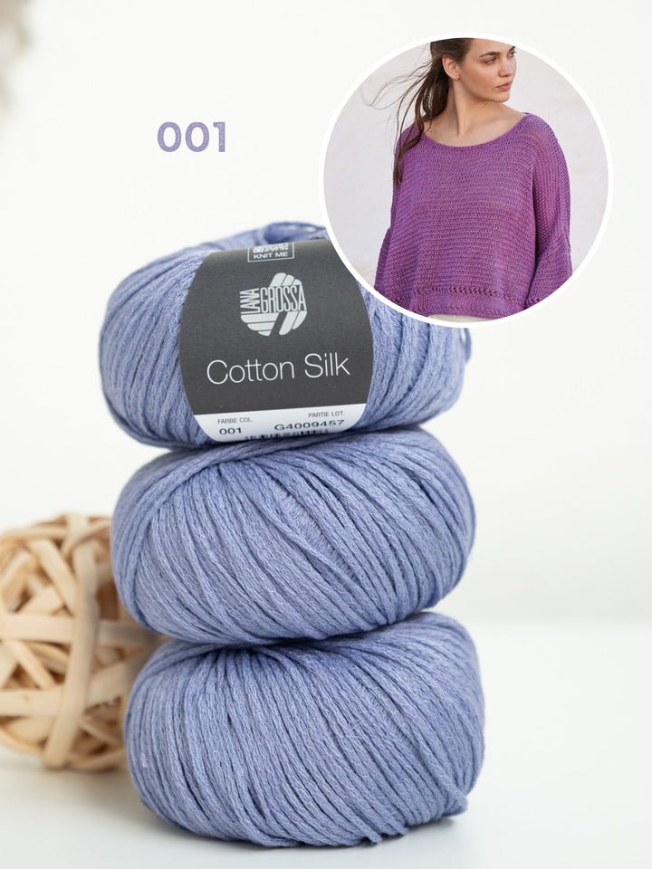 Strickpaket Cotton Silk Shirt