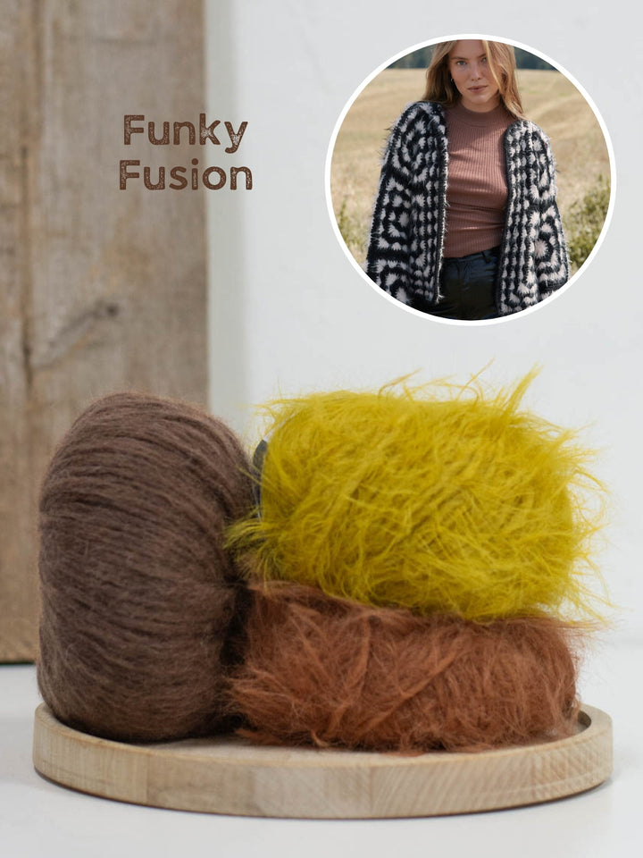 Häkelpaket Basta Brigitte no. 2 Granny Jacke
