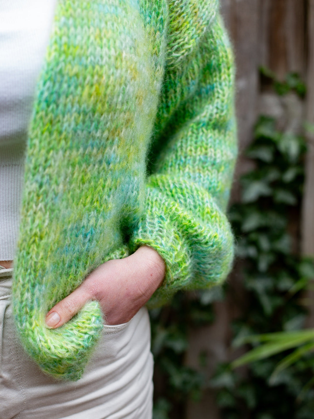Strickpaket Bernadette Jacke - Silkhair Hand-Dyed