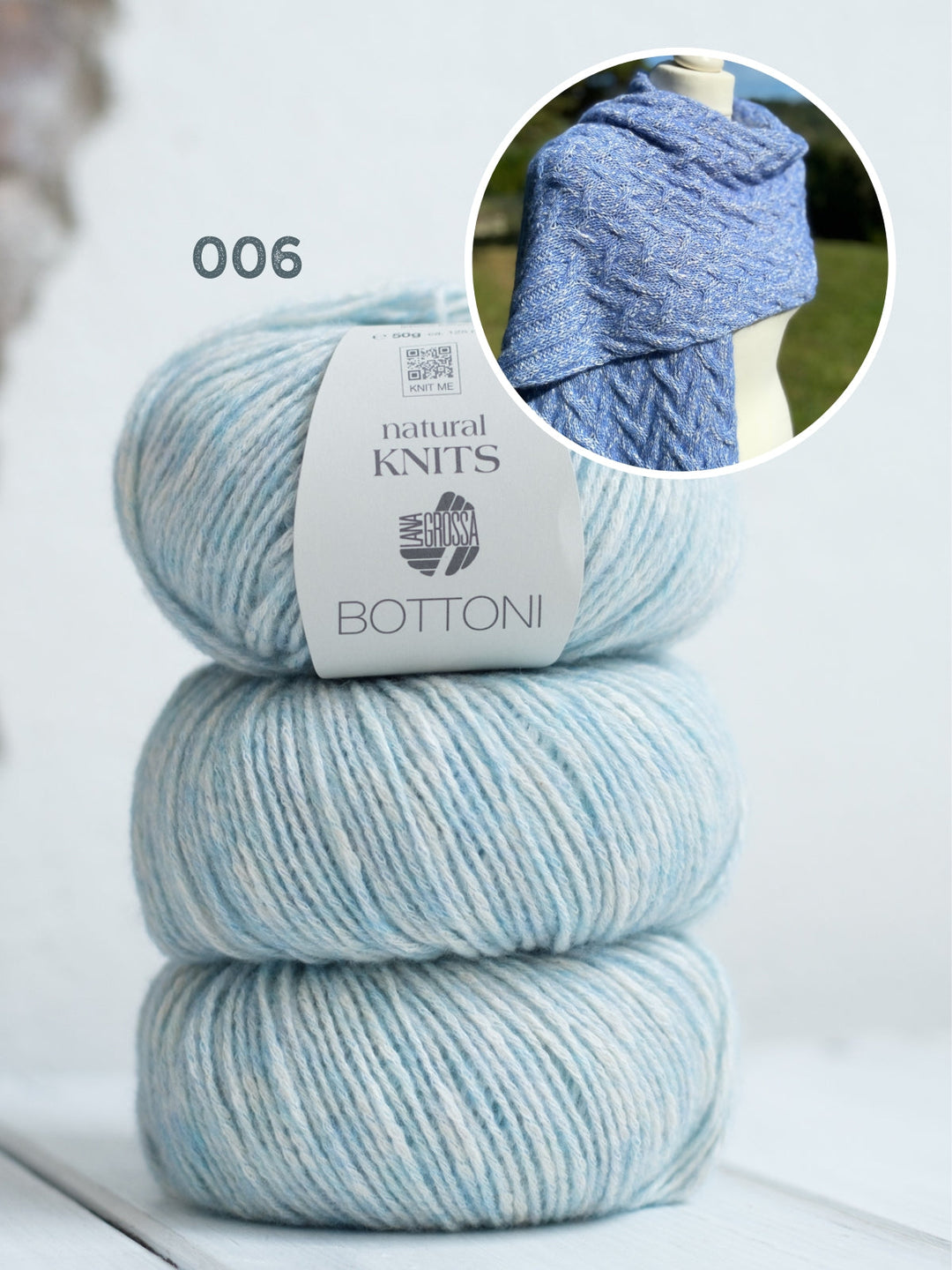 Strickpaket Lizas Tuch Braid Lines