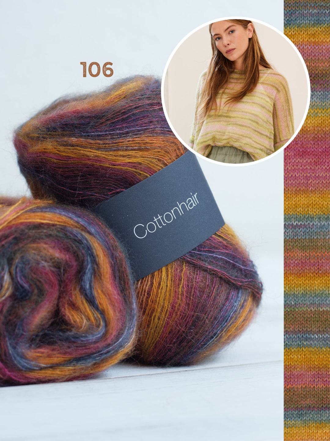 Strickpaket Cottonhair Pullover