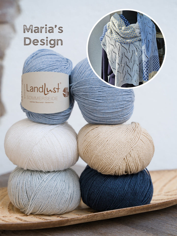 Strickpaket Lizas Tuch Spring Vibes - Sommerseide