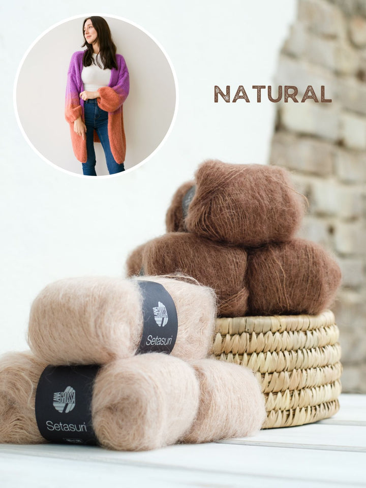 Strickpaket Setasuri Cardigan - Tanja Steinbach