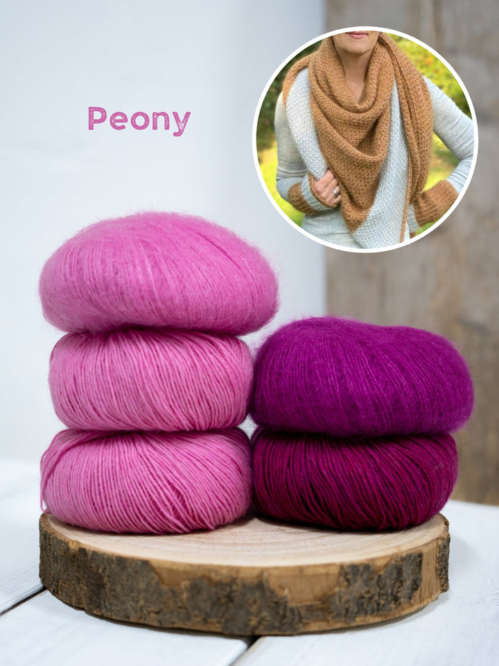 Strickpaket Lizas Tuch Salted Caramel
