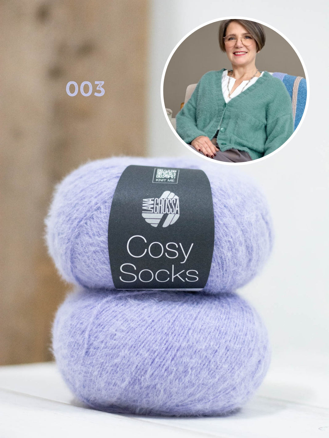 Strickpaket Cosy Socks Jacke mit Taschen
