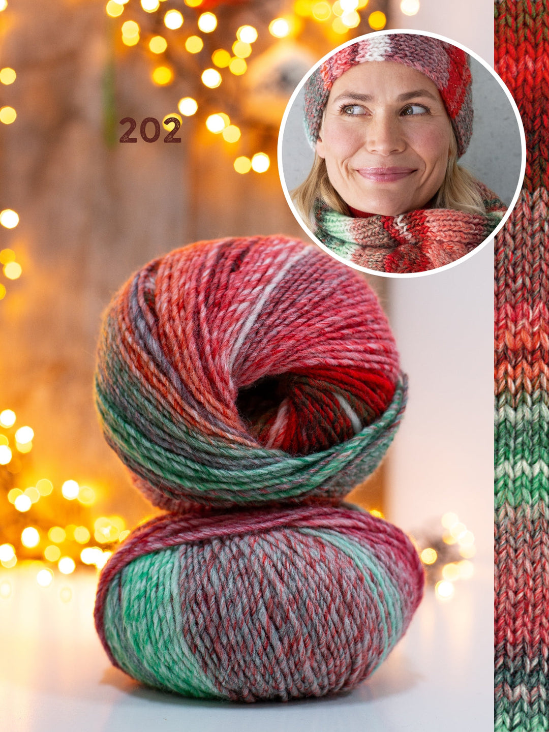 Strickpaket Christmas Edition Big Set – Mütze &amp; Loop
