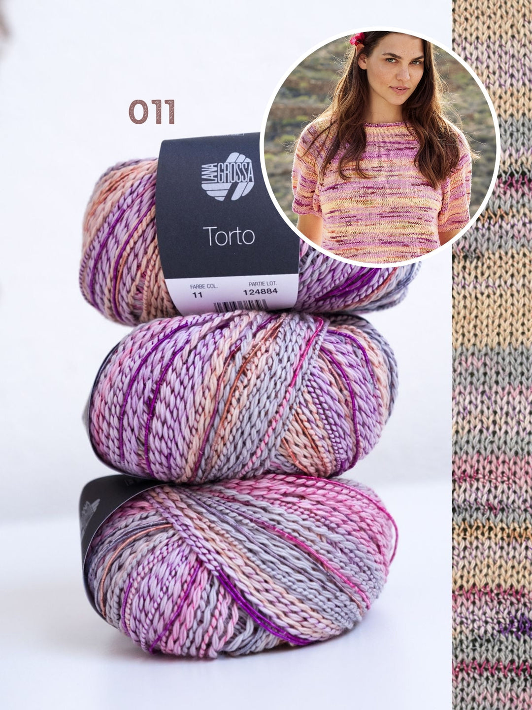 Strickpaket Torto Shirt mit tiefem Raglan