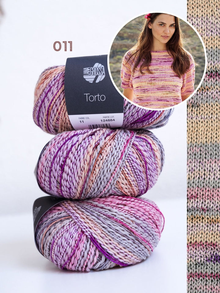 Strickpaket Torto Shirt mit tiefem Raglan