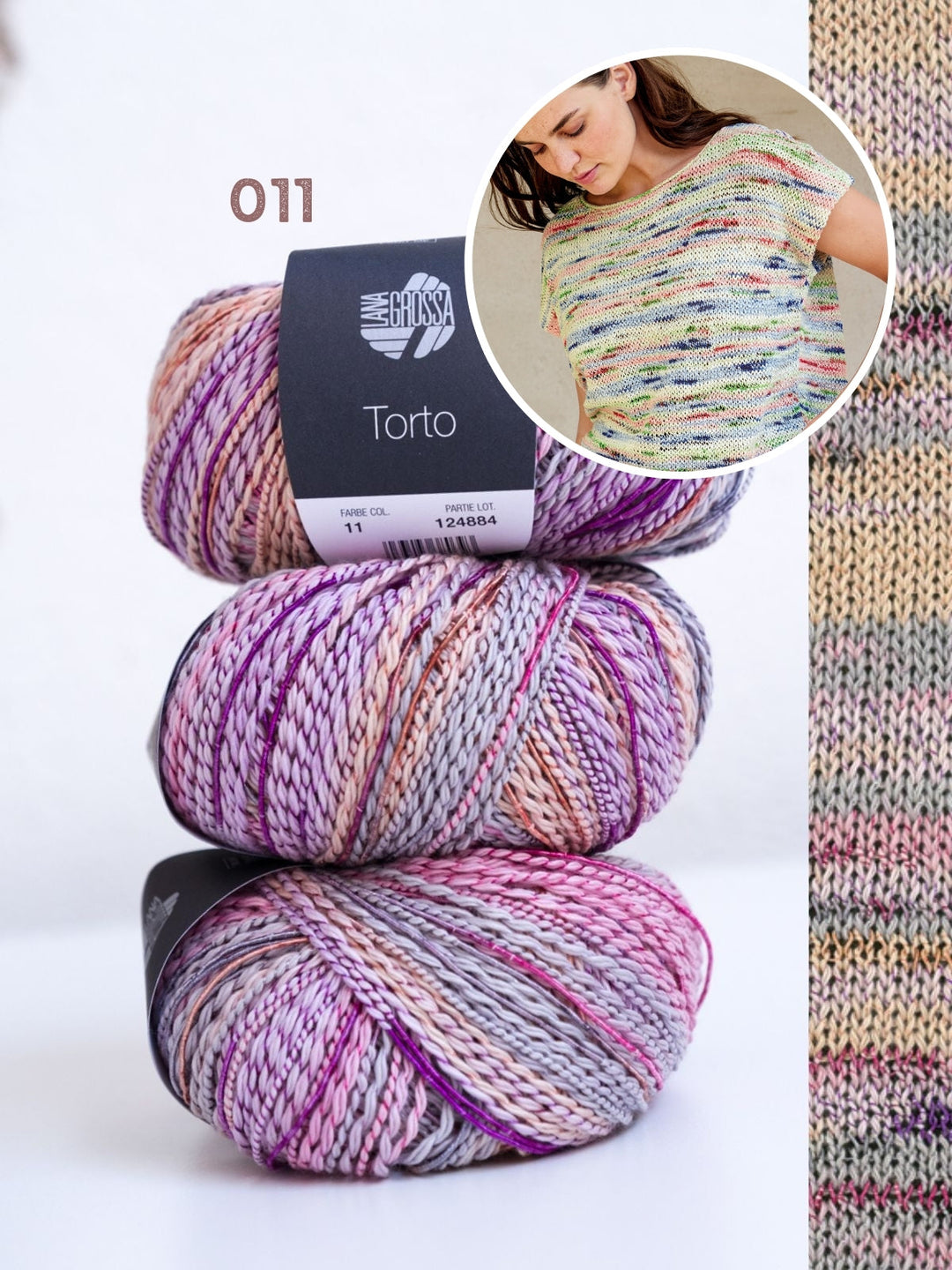 Strickpaket Torto Shirt in Glatt rechts