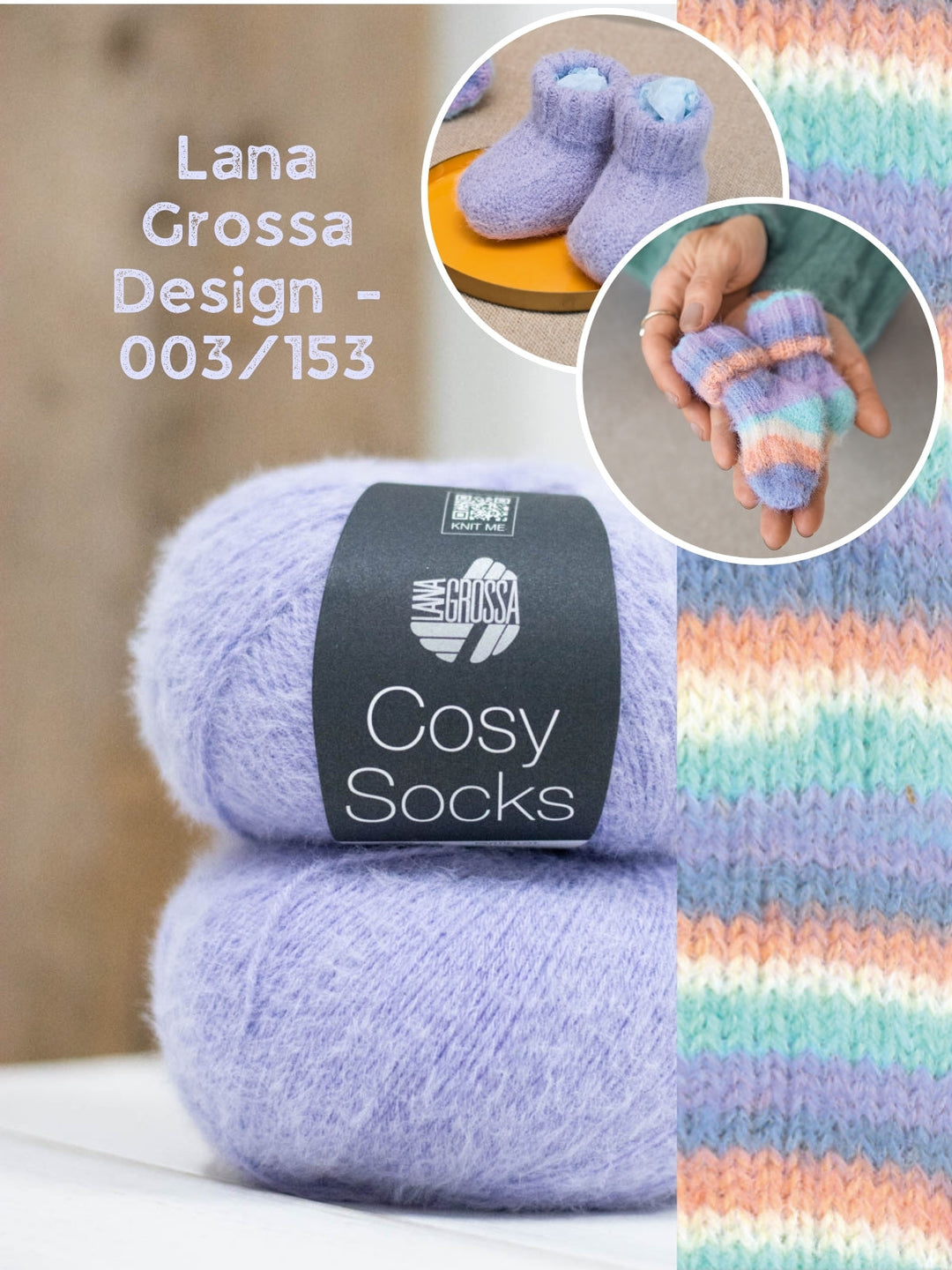 Strickpaket Cosy Socks Set Babysocken/Schuhe