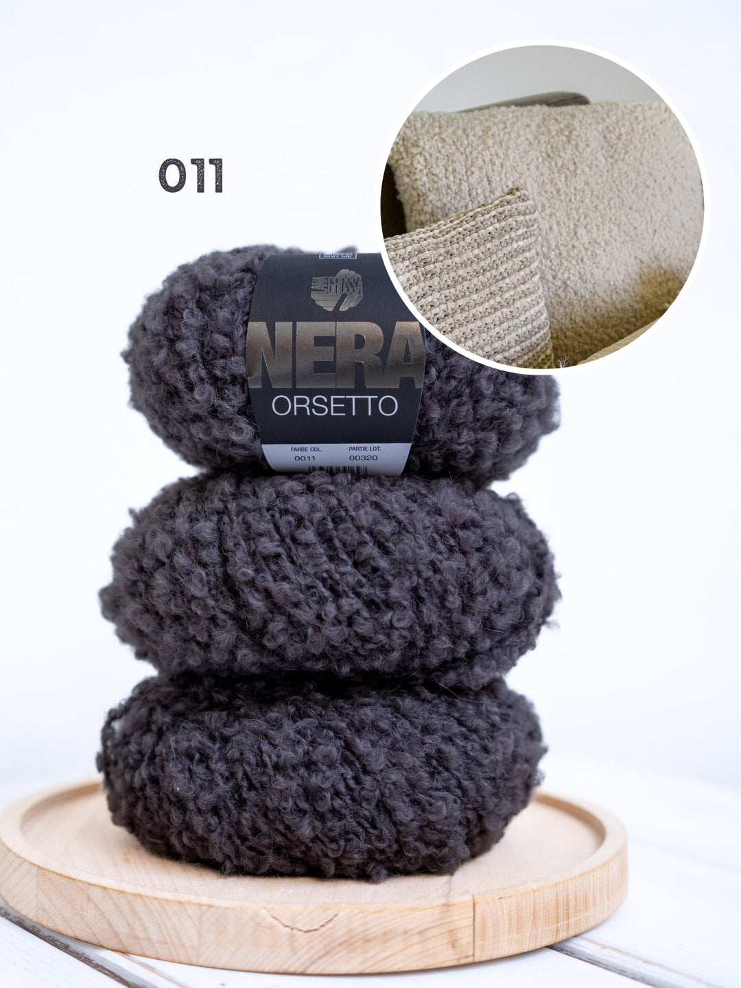 Strickpaket Orsetto Kissenhüllen