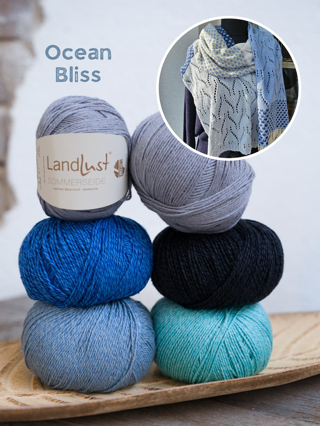 Strickpaket Lizas Tuch Spring Vibes - Sommerseide