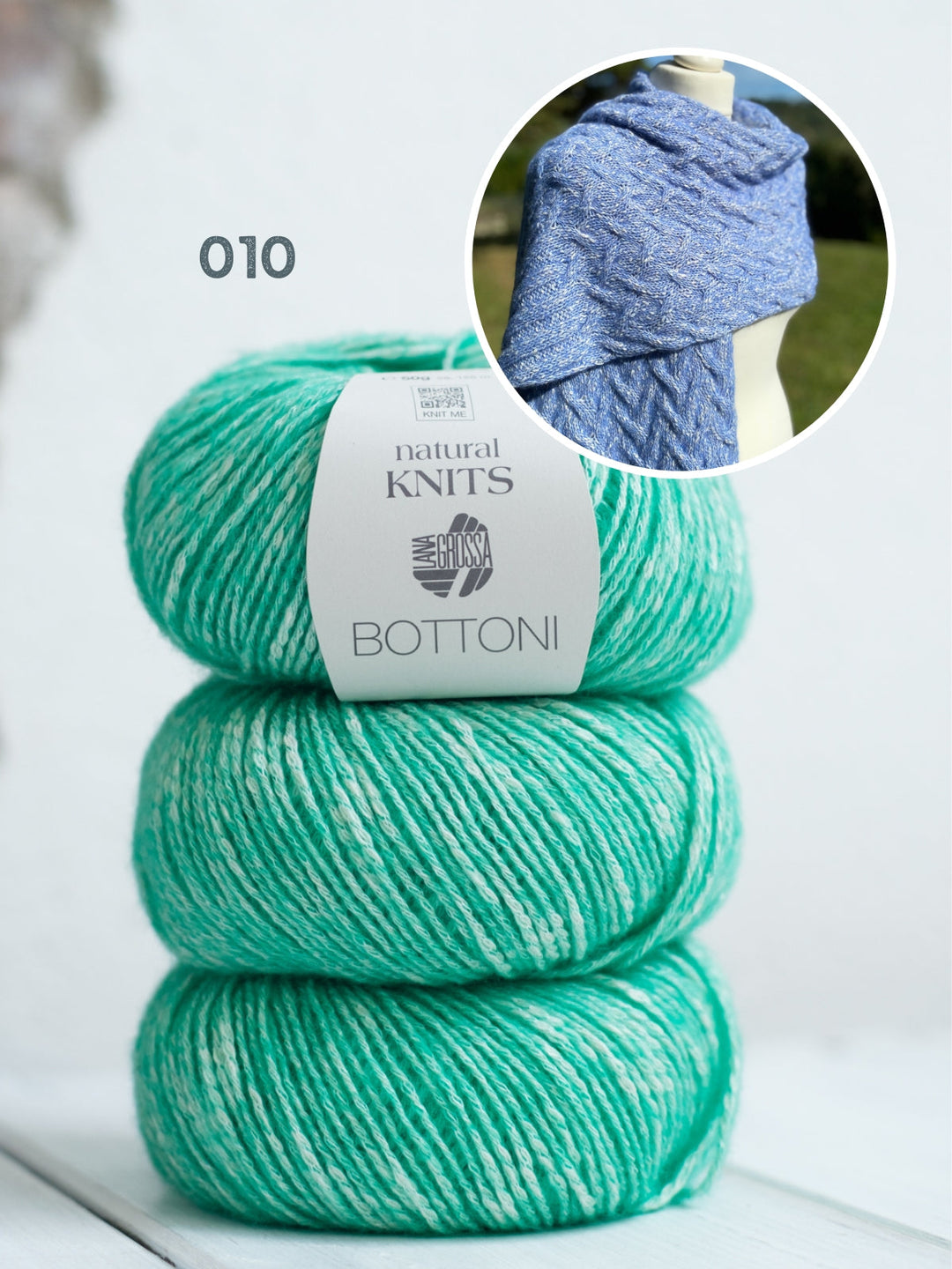 Strickpaket Lizas Tuch Braid Lines