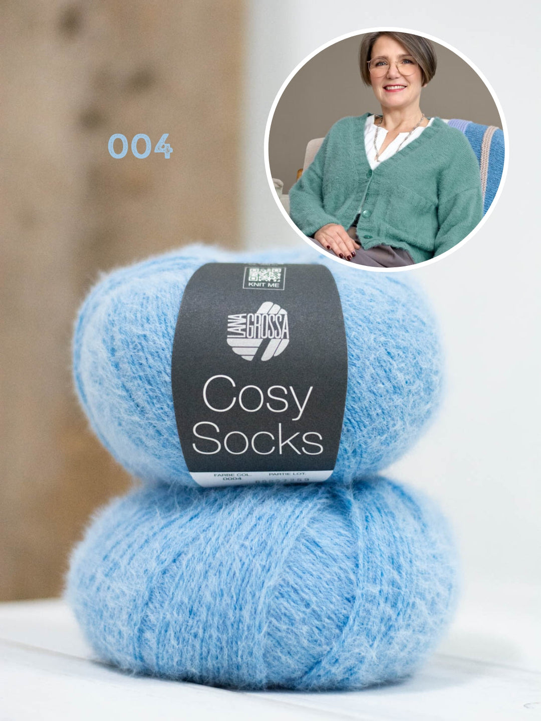Strickpaket Cosy Socks Jacke mit Taschen