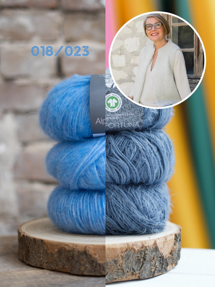Strickpaket Mae Weste - Tanja Steinbach