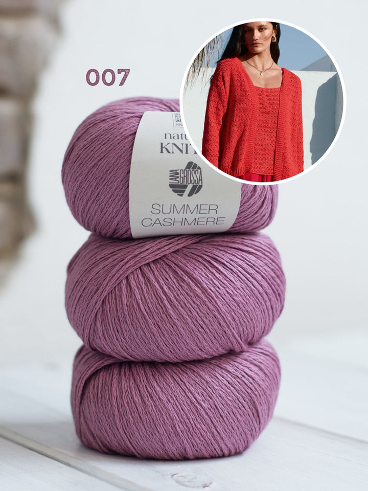 Häkelpaket Summer Cashmere Jacke