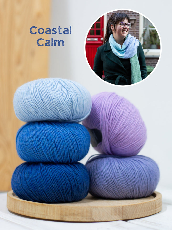 Strickpaket Ecopuno Streifenschal