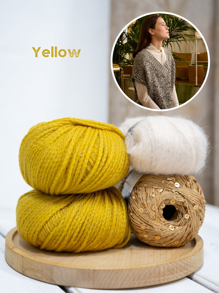 Strickpaket Alta Moda Cashmere 16 Setasuri Cosmo Pullunder