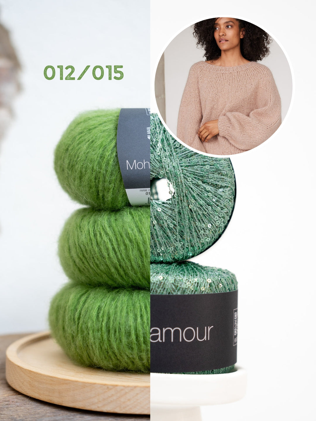 Strickpaket Mohair Di Gio Glamour Pullover