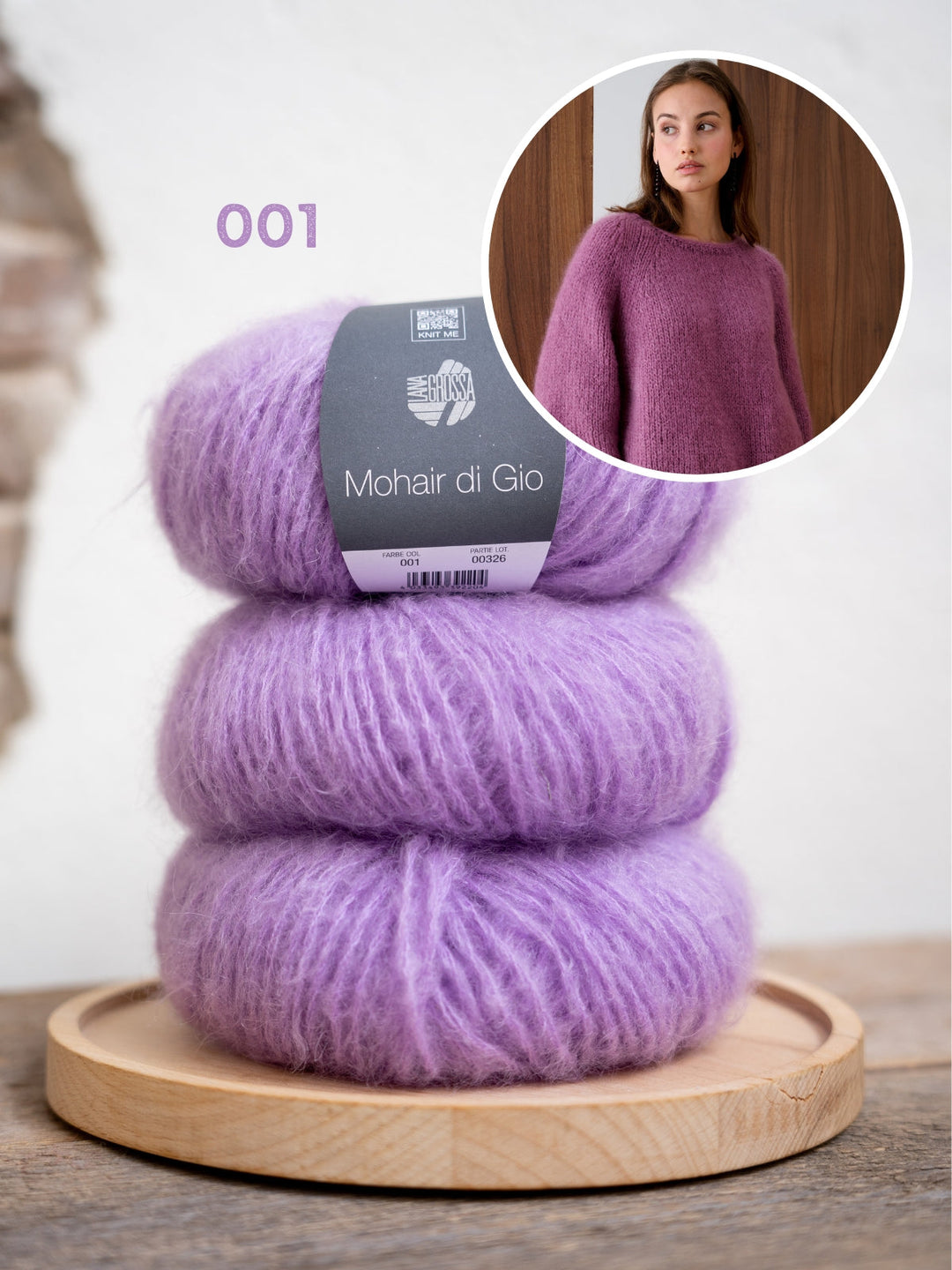 Strickpaket Mohair Di Gio Pullover