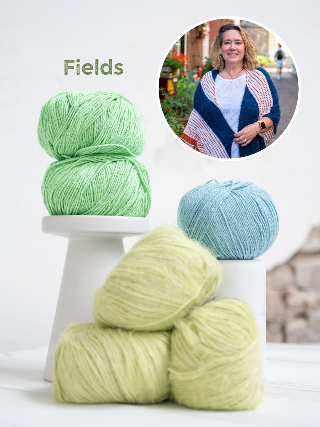 Strickpaket Lizas Tuch Polka Dots Sommer
