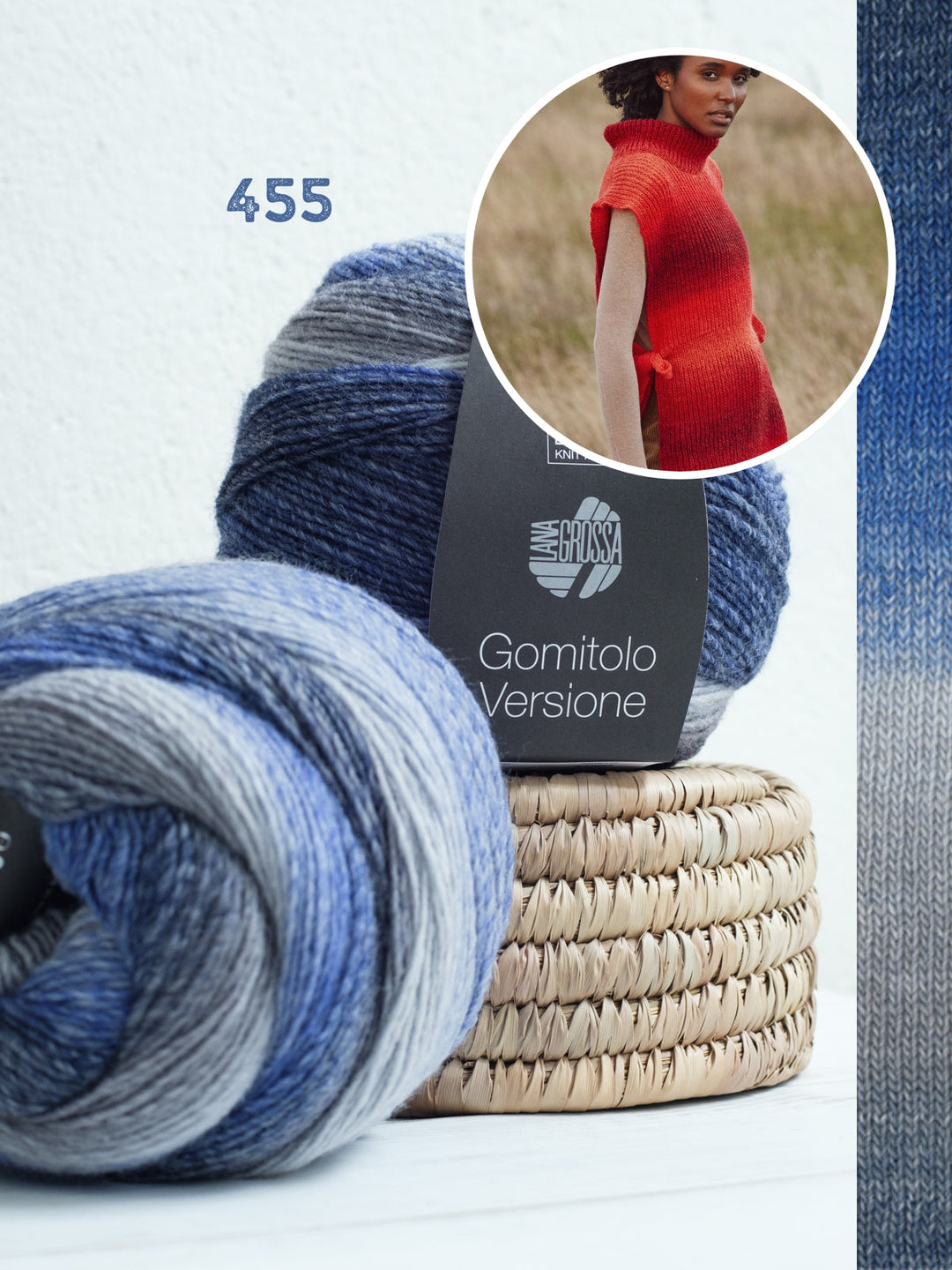 Strickpaket Gomitolo Versione Cache Coeur