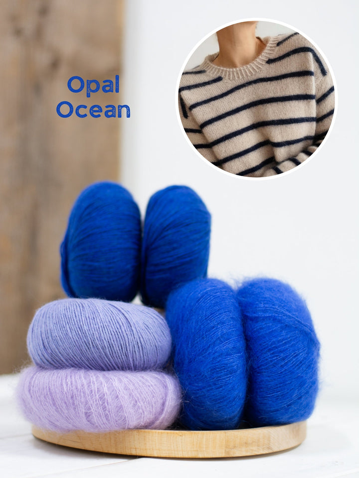 Strickpaket Bridget Sweater - Kolibri by Johanna