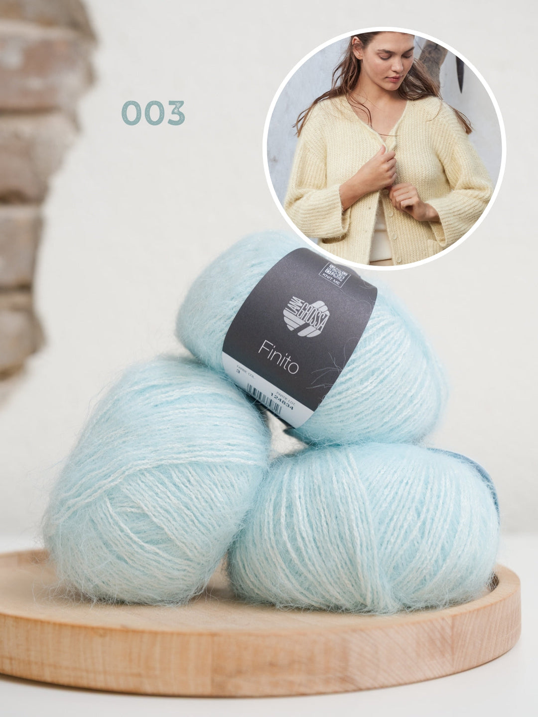 Strickpaket Finito Jacke mit Taschen
