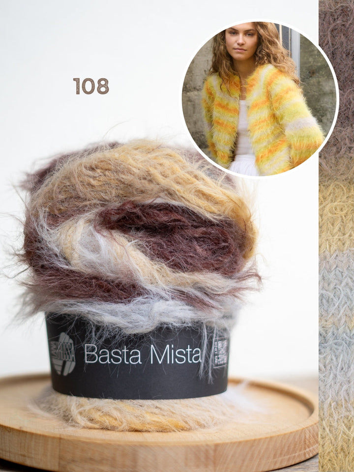 Strickpaket Basta Mista Raglanjacke