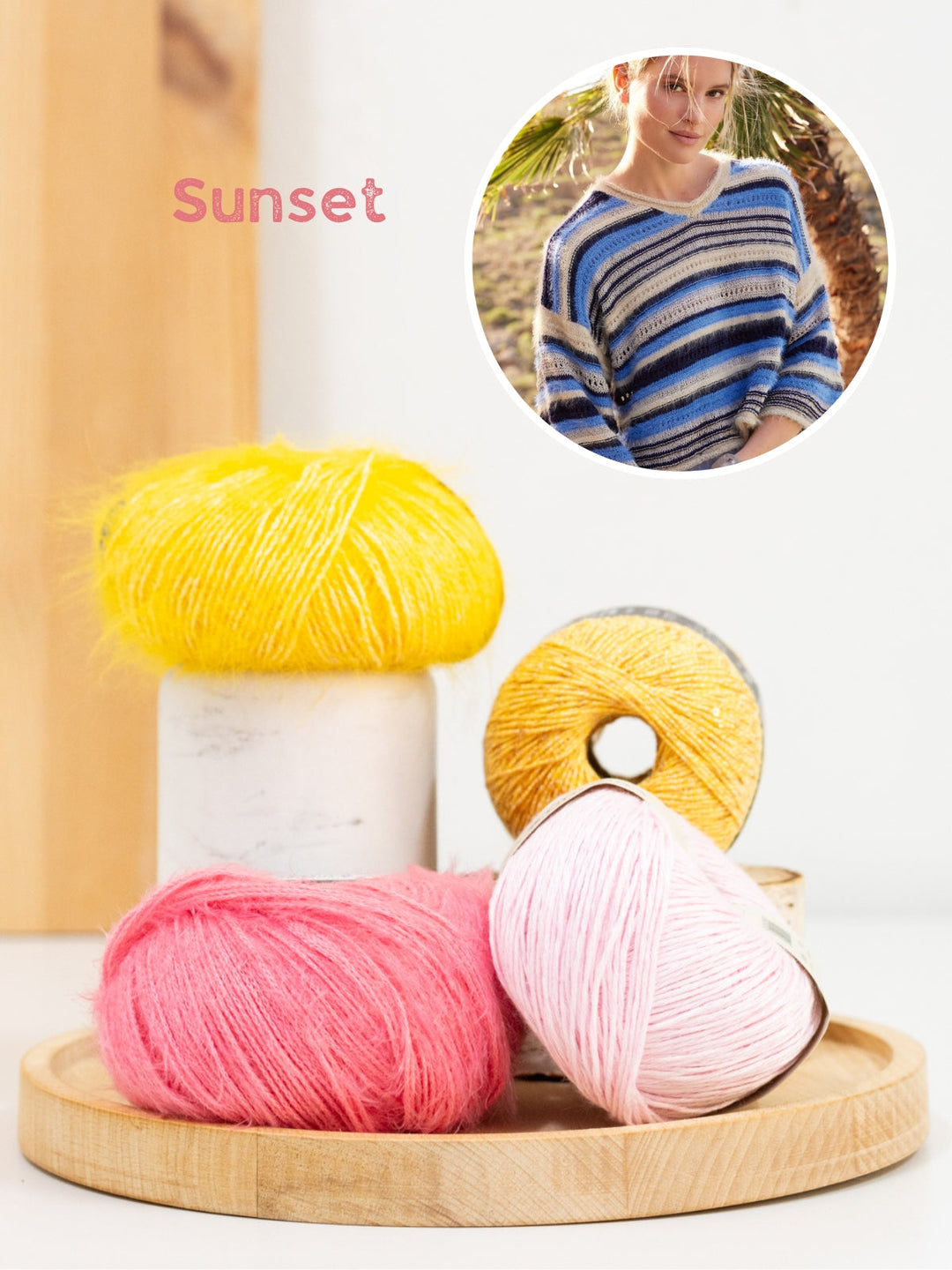 Strickpaket Finito Filo Paillettes Per Fortuna Tencellino Pullover