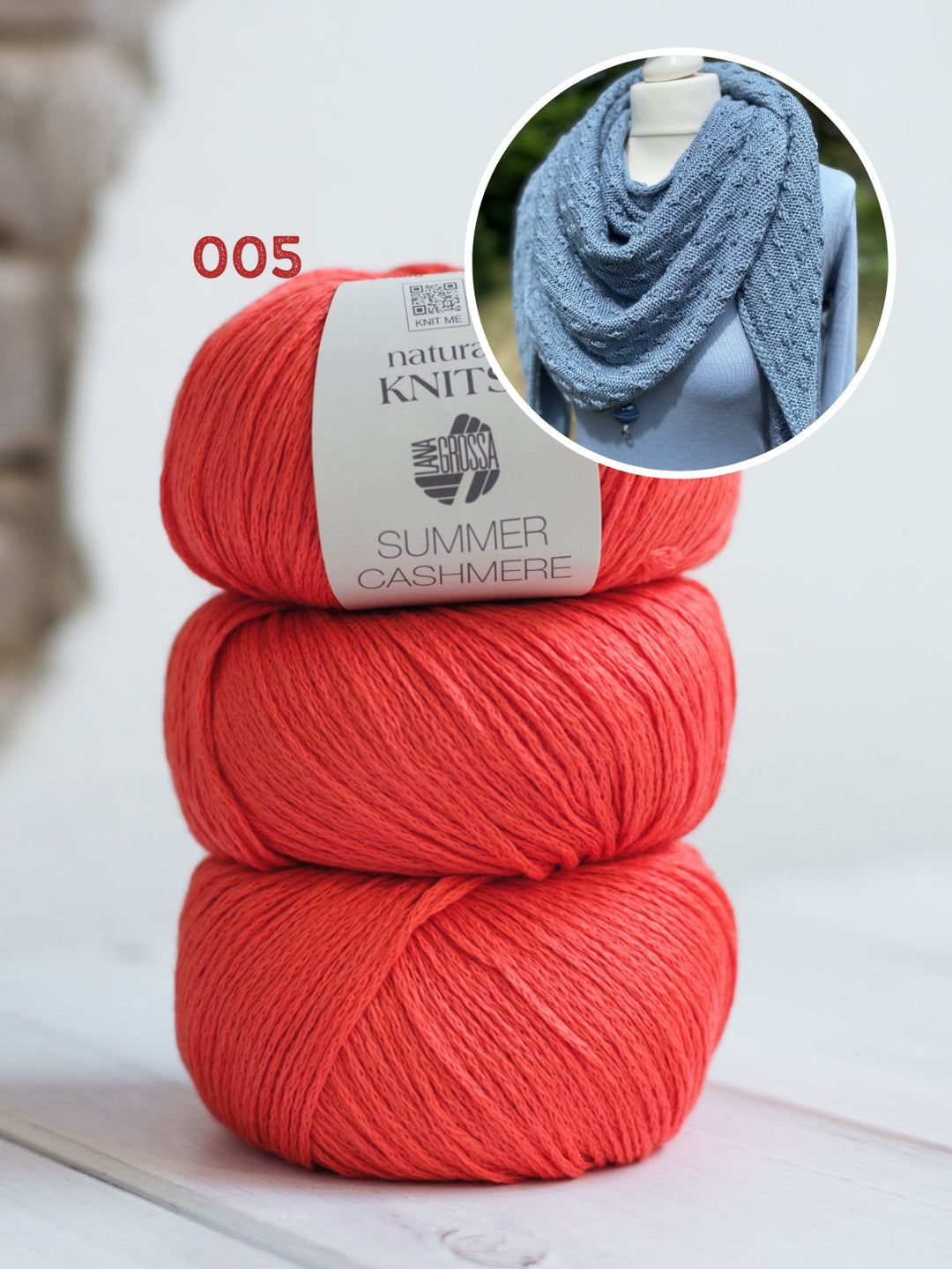 Strickpaket Lizas Tuch Little Blossoms