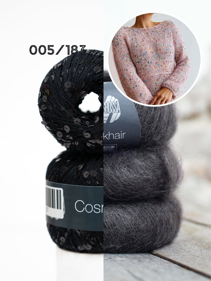Strickpaket Camille Dress - Kolibri by Johanna