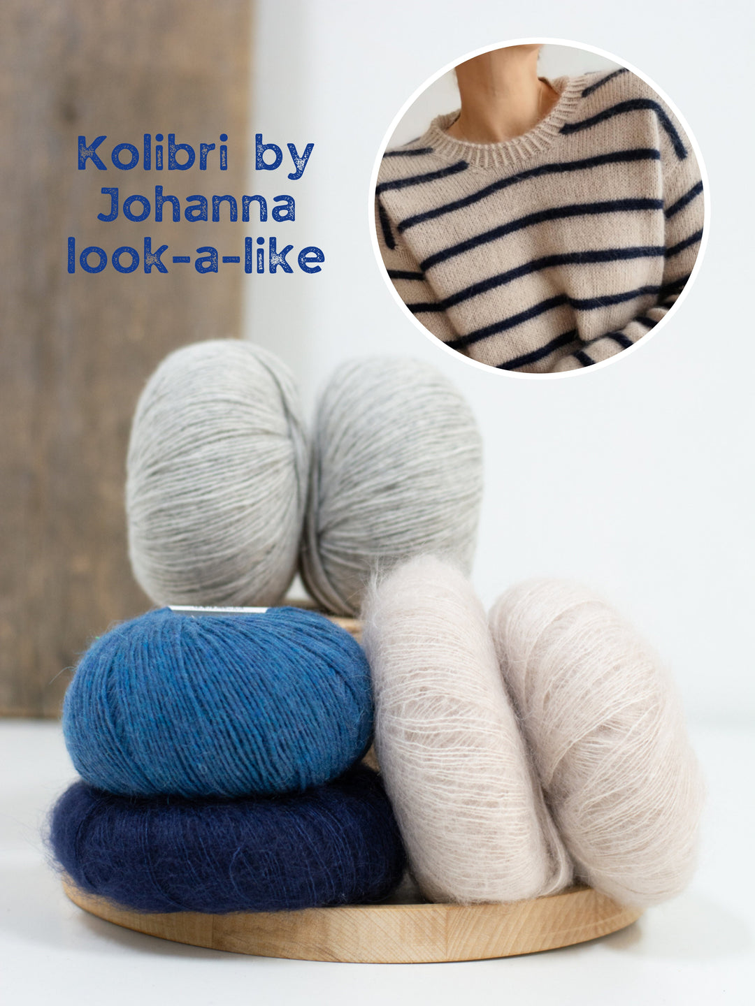 Strickpaket Bridget Sweater - Kolibri by Johanna