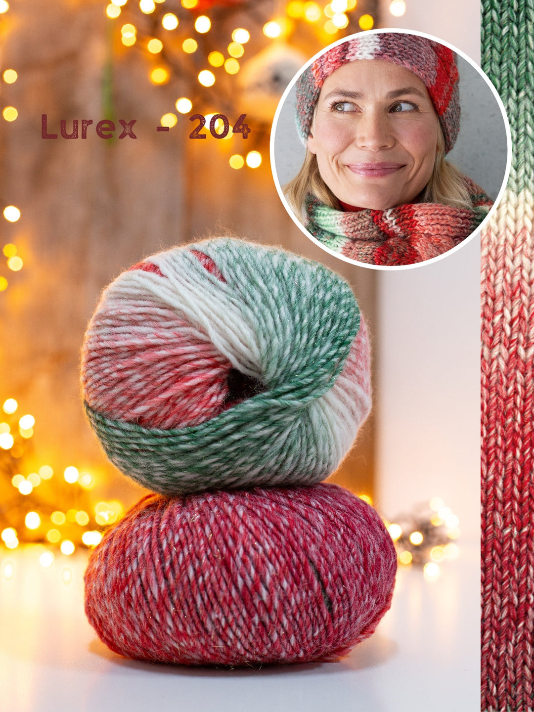 Strickpaket Christmas Edition Big Set – Mütze &amp; Loop