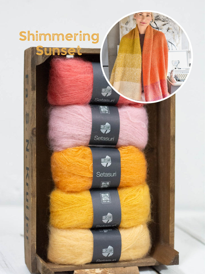 Strickpaket Setasuri Streifenstola