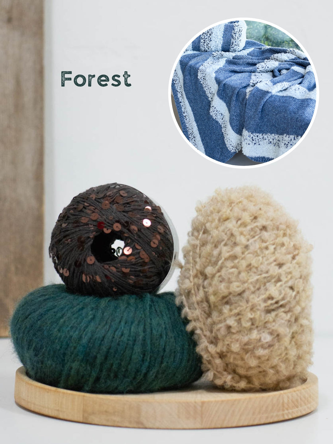 Strickpaket Orsetto Brigitte No. 2 Cosmo Decke