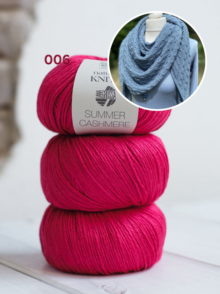 Strickpaket Lizas Tuch Little Blossoms
