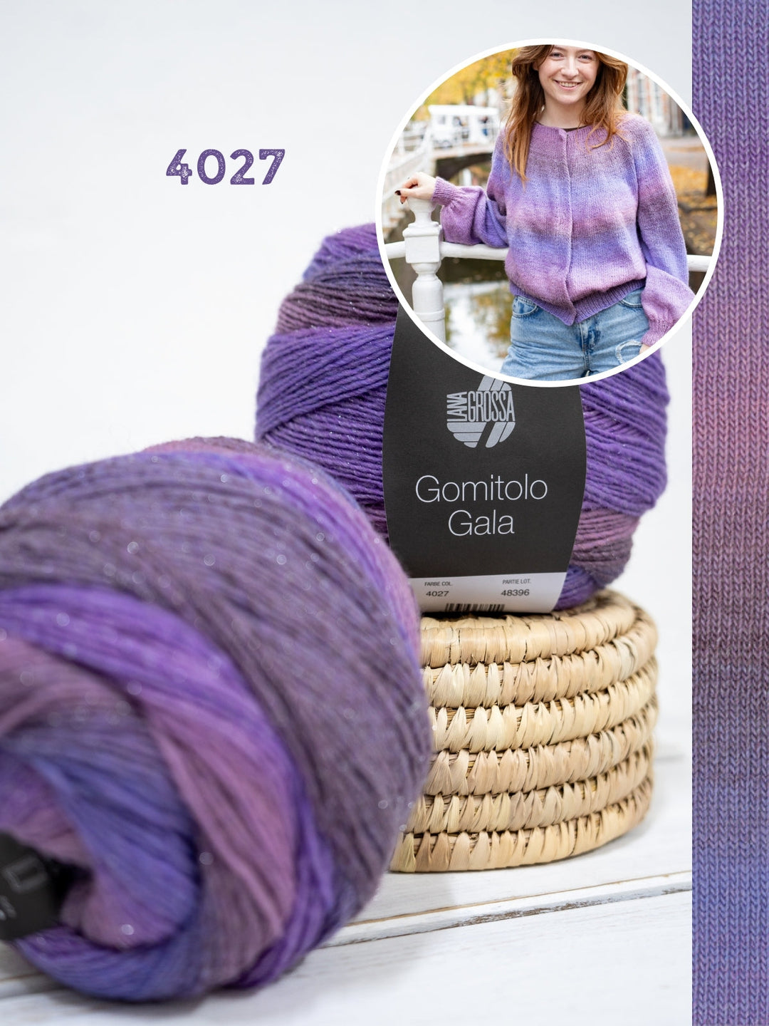 Strickpaket Gomitolo Gala Top-down Jacke