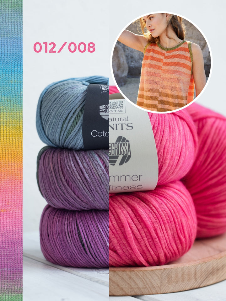 Strickpaket Cotonella Summer Softness Streifenshirt