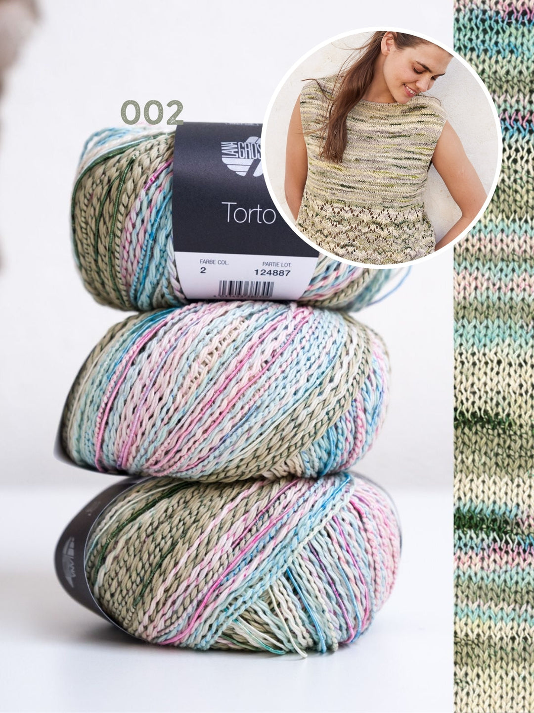 Strickpaket Torto Top mit Ajourmuster