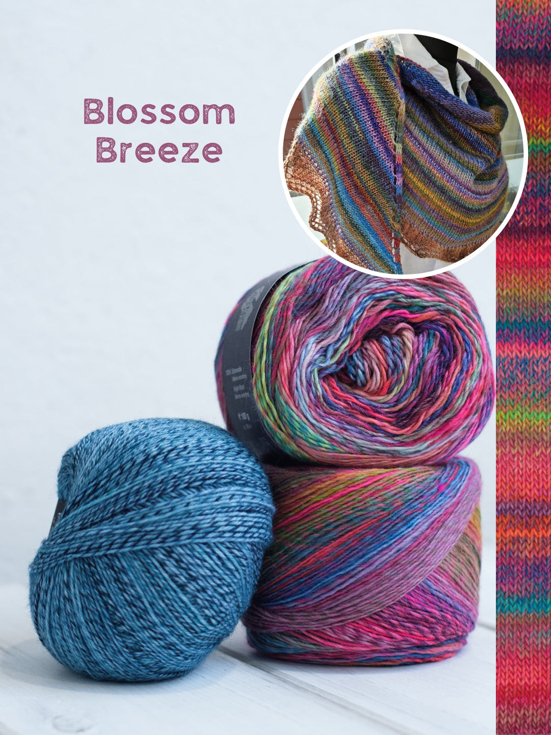 Strickpaket Lizas Tuch Silberfarn - Colorissimo