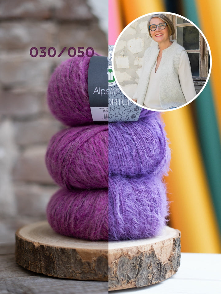 Strickpaket Mae Weste - Tanja Steinbach