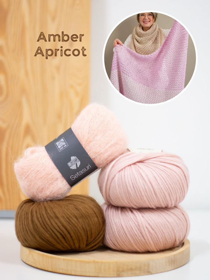 Strickpaket Tulipan Tuch - Tanja Steinbach - mit Originalanleitung