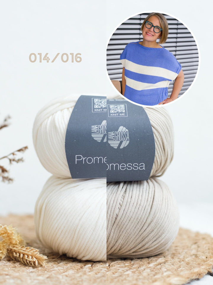 Strickpaket Mare Promessa-Streifenshirt – Tanja Steinbach
