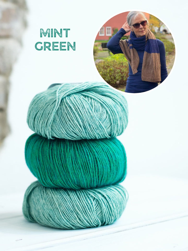 Strickpaket Lizas Tuch Mocha Blues
