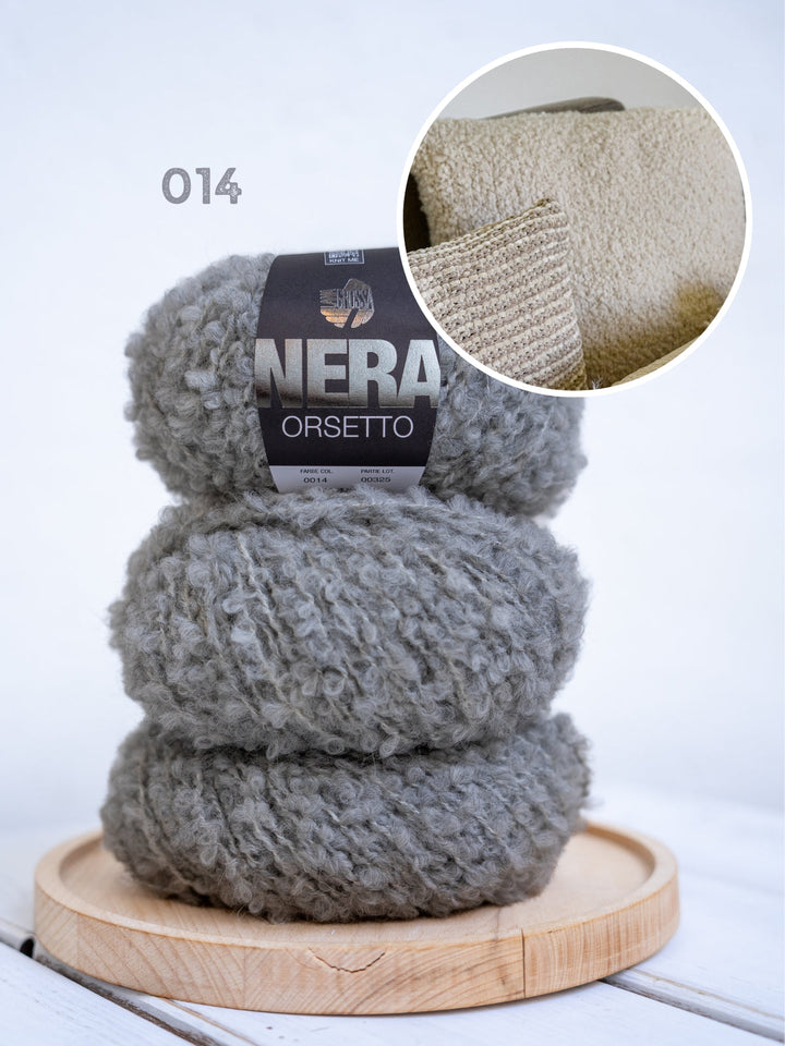 Strickpaket Orsetto Kissenhüllen