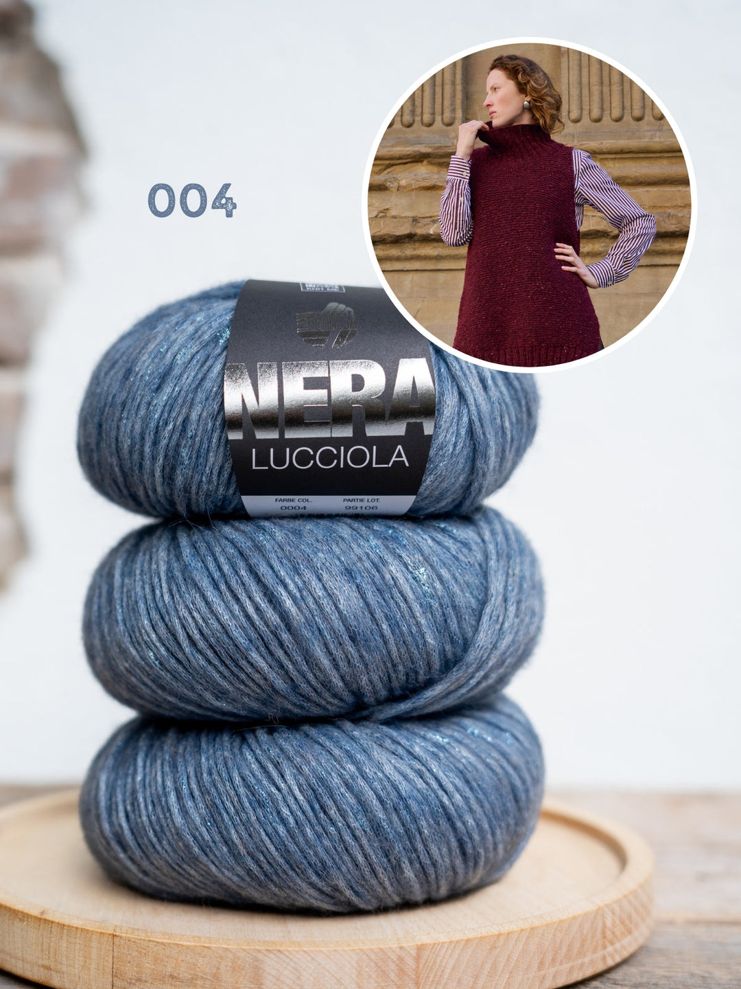Strickpaket Lucciola langer Pullunder